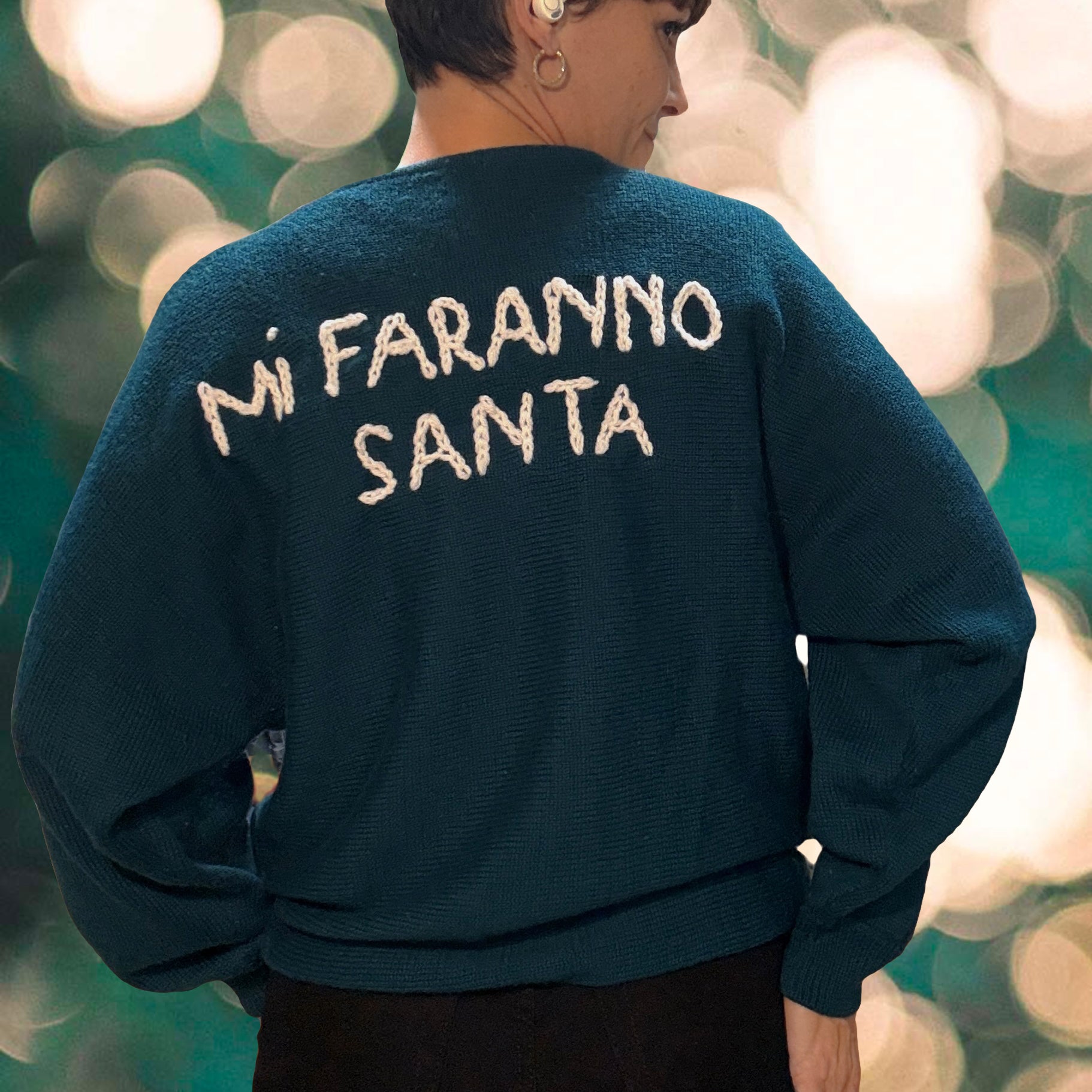 Maglione MI FARANNO SANTA