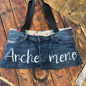 Denim bag ANCHE MENO